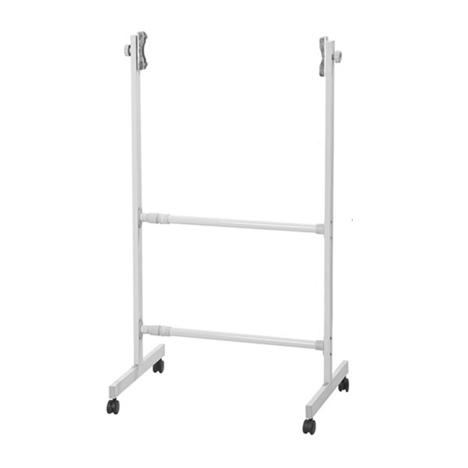 Universal Mobile Stand，Adjustable Metal Stand with Caster Wheels for Whiteboards, Chalkboards, Dry Erase Boards and Bulletin Boards(Grey)