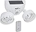 U.S. Patrol JB7666WHI Dual Use Alarm and Light, 10.63" x 3.74" x 5.31", White