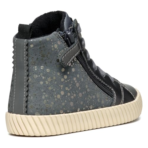 Geox Fille J Mirroless Girl A, Gris, 30 EU