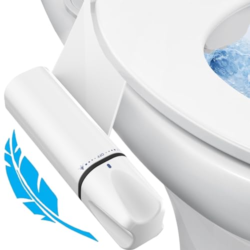 Bellearly Bidet Attachment For Toilet, Ultra-Slim Non-Electric, Self Clean Bidet Sprayer, Adjustable Water Pressure, Dual Nozzle For Feminine/Posterior Wash cover