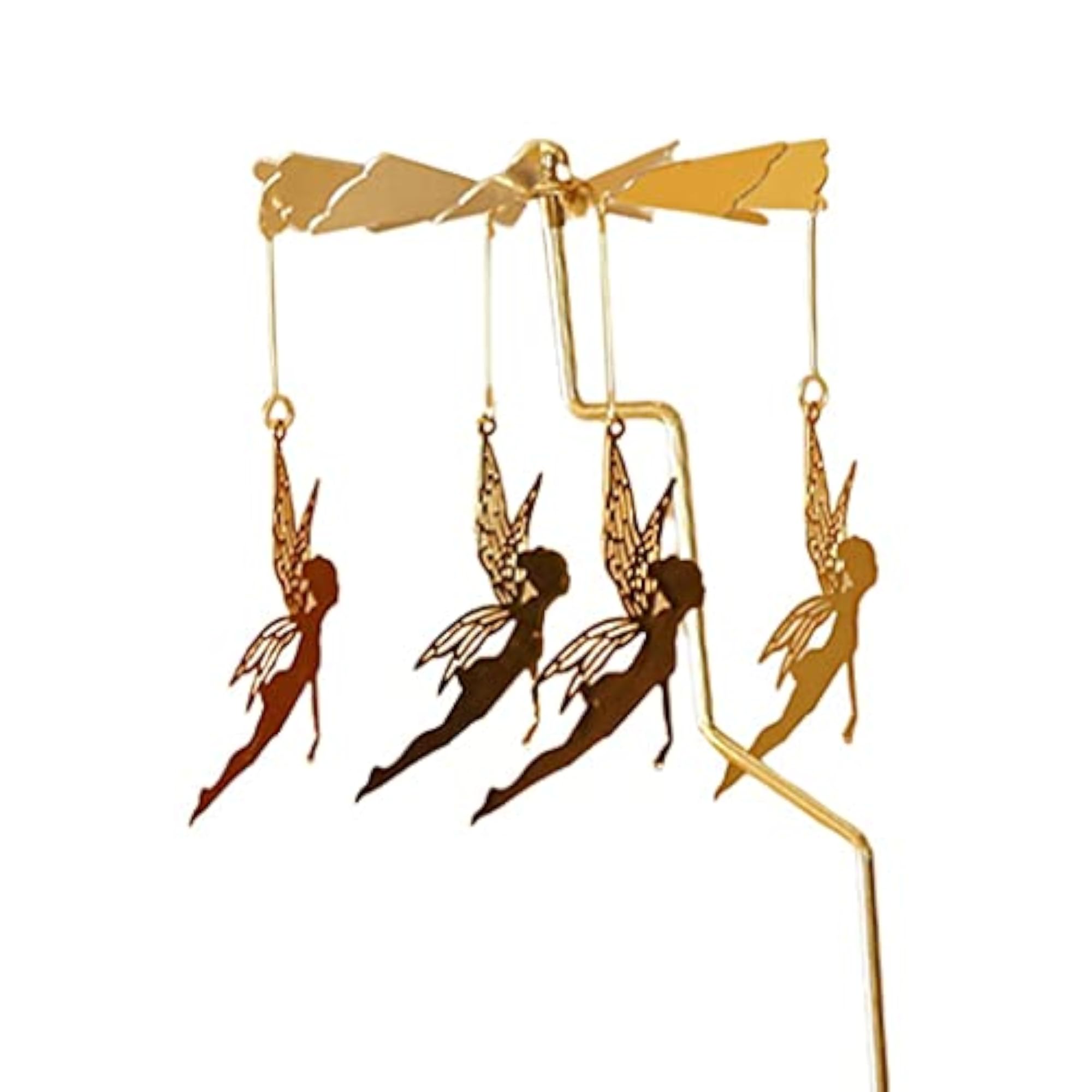 Rotating Spinning Tea Light Holder Stand Elf