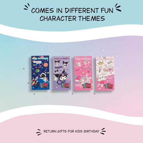 Image of SNAPTRON DIY Return Gifts for Kids Birthday - 12Pcs Magic Scratch Book with 60Pcs Art Foil Paper for Kids, Return Gifts for Children, Unique DIY Scratch Book for 3 4 5 6 7 Age Kid, Best Return Gifts