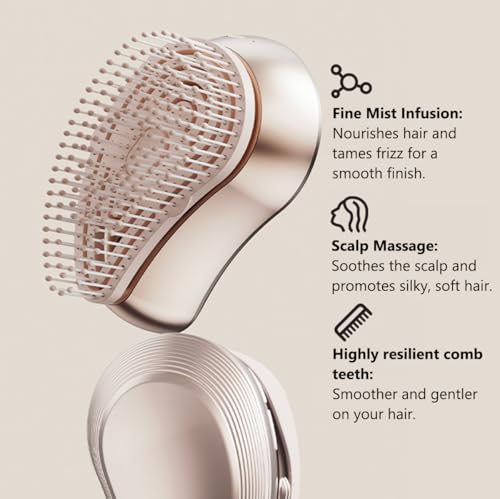 Brosse de massage électrique ThreeH pour votre routine capillaire maison
