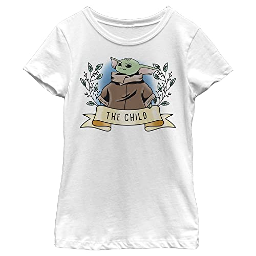 The Mandalorian Girl's Star Wars The Child Banner T-Shirt