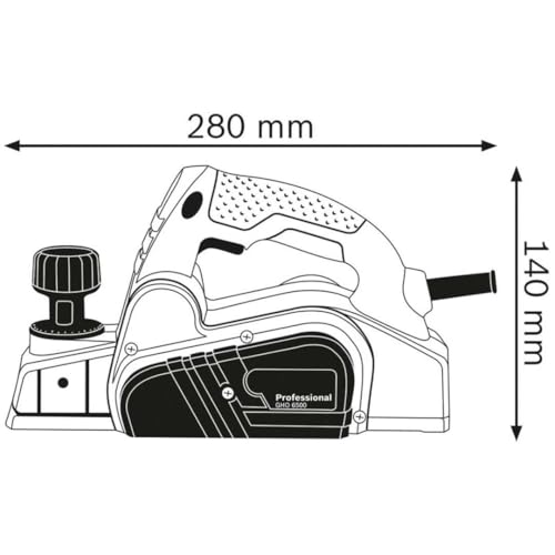 Bosch ? Rabot 82mm Nouveau mécanisme d'ajustement de la prof. de rabotage ? GHO 6500 - vue 3