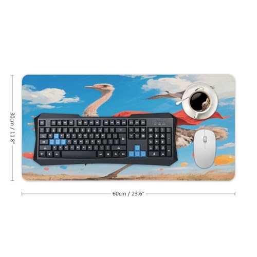 Ostrich Desk Mat Fashion Large Mouse Mat miniatura 2
