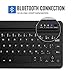 immagine 7MoKo Kindle Fire 7 Tablet (9th Generation - 2019 Release Custodia, Tastiera Bluetooth Senza fili QWERTY (Versione Americana) Custodia per Kindle Fire 7 Tablet (7