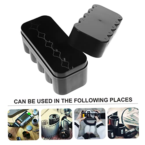 SWOOMEY Caixa caixa de armazenamento de filme suporte rígido de filme estojo de transporte de mesa E