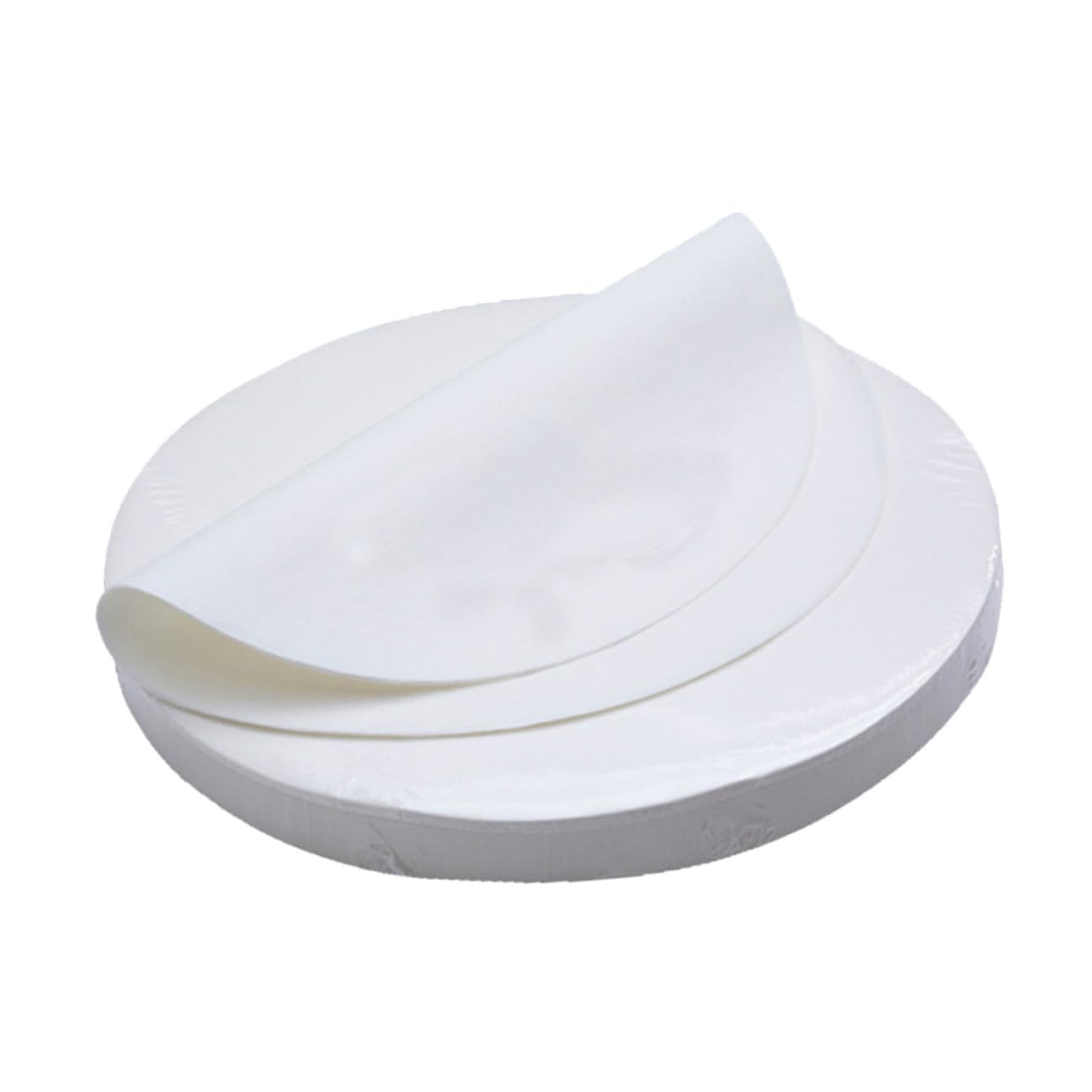 Ronds de Papier Sulfurisé 500 Feuilles en Papier Antiadhésif Blanc
