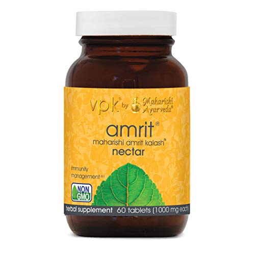 Amrit Kalash Nectar Tablets | 60 Herbal Tablets - 1000 mg ea. | Full-Spectrum Natural Antioxidant Herbal Supplement | Enhances Coordination of Mental Functions | Proven Chemotoxicity Support Amrit Kalash Nectar Tablets | 60 Herbal Tablets - 1000 mg ea. | Full-Spectrum Natural Antioxidant Herbal Supplement | Enhances Coordination of Mental Functions | Proven Chemotoxicity Support