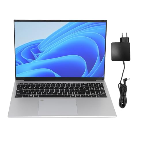 SENECESLI Gaming Laptop, 16 GB DDR4 RAM 16 -Col -Laptop fingerprint do Pracy Biznesowej (256GB wtyczka UE)