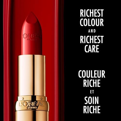 L'Oreal Paris Colour Riche Lipstick, Creamy, Long-Lasting, Lipstick for Women, Enriched Argan Oil and Vitamin E, 800 Fairest Nude, 0.13 oz (pack of 1) - 5