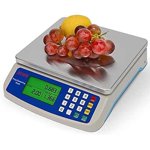RUJIXU Food Scale 10-40kg/ 1g Digital Kitchen Scale with LCD Display 1g/0. 1oz Precise Graduation Stainless Steel and ABS plastic for Cooking Baking PCS (Size : 30kg/1g) Cover