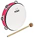 Nino Percussion Tambourine, Strawberry Pink, 8