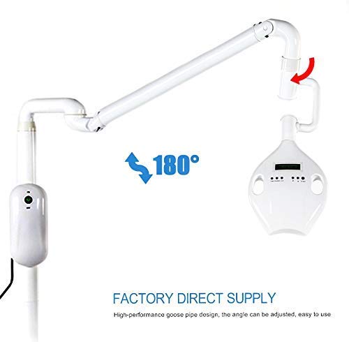 Global Teeth Whitening Bleaching Lamp Beauty Accelerator Bleaching System Floor Stand Instrument Lcd Screen With 8Pcs Lights Color Red/Blue/Purple #TOP6