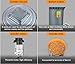 Grain Mill Corn Grinder, 1000w Electric Feed Grinder Mill Dust-Free Dry Cereals Grinder with Detachable Hopper & 5 Sieves for for Wheat Corn Grain Spice Coffee Beans 6.6 Gallons (25L)