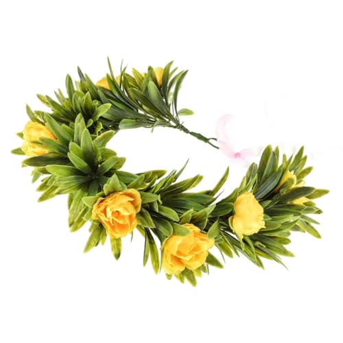 Realistic Artificial Flower Headbands for Casual Event and Photo Shoots for Outdoor Weddings and Festival Accessories Simulated 