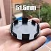 Happy Shop Tapas para Llantas 4 PCS 55mm de Fibra de Carbono...