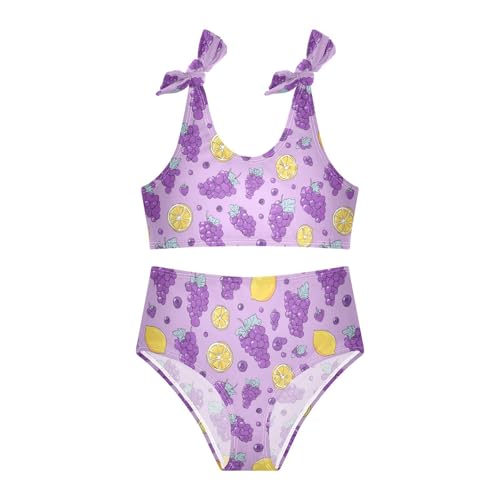 Image of Boccsty Cute Crab Red Blue Girls Swimsuits Kids Bikini Sets 2 Pcs Bathing Suit for 3T