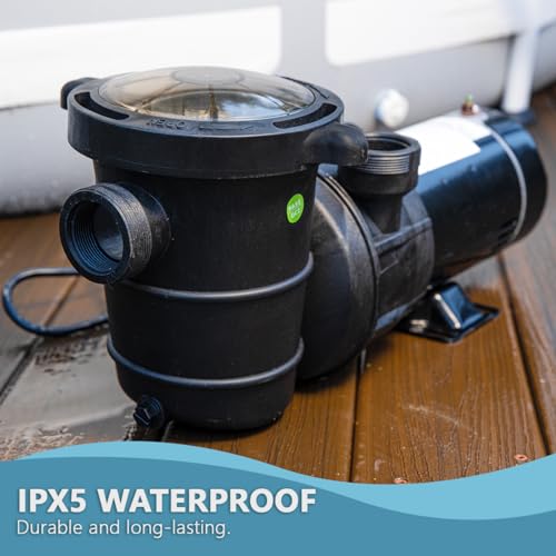 XtremepowerUS 1.5HP High Flow Pool Pump Self Prime for Above Ground Swimming Pool Spa Pump Flow 5400GPH 1.5" Large Strainer Basket Filter by XtremepowerUS - Image 7