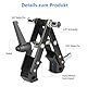 JEBUTU Super Clamp, Universal Klemme mit 5/8 Baby Pins & 1/4“ Gewinde für DSLR Kamera, Heavy Duty Super Clamp für Rundrohre Flache Oberfläche, für Fotostudio Kamera Beleuchtung Montage