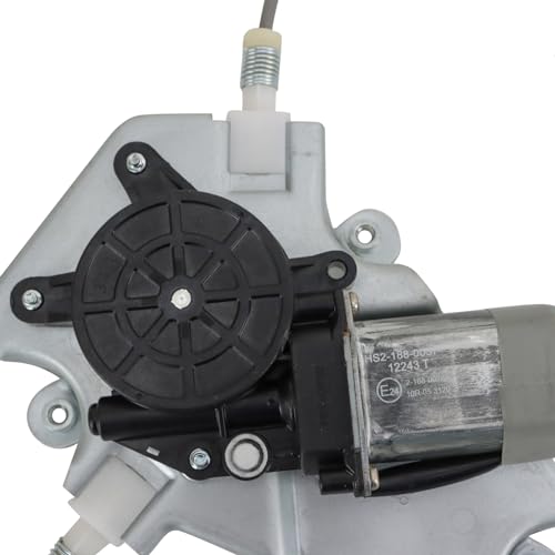 Image of TRQ Front Passenger Side Power Window Motor and Regulator Assembly Power Compatible with 02-05 Jeep Liberty 06-07 Jeep Liberty with Liftplate Mount
