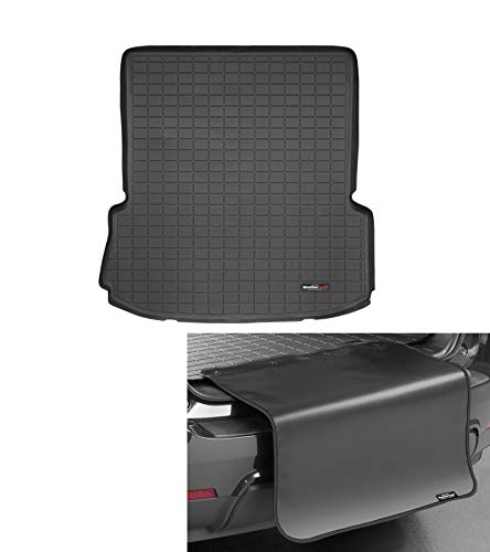 WeatherTech Cargo Trunk Liner for Ford Explorer - Behind 2nd Row w/Bumper Protector (40489SK) Black