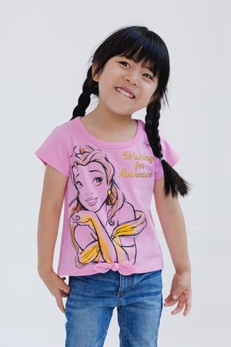 Image of Disney Girls' 2-Pack Short Sleeve T-Shirts Toddler to Big Kid