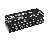 2. **Resolución 4K a 60 Hz de alta calidad**: Disfruta de imágenes impresionantes con compatibilidad con resoluciones de hasta 4K a 60 Hz. Este interruptor compatible con HDR garantiza que tus experiencias de juego y cine se vean mejoradas con colores vibrantes y detalles nítidos, for tu PS5 y otros dispositivos.