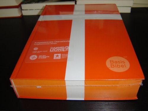 German Basis Bible New Testament - Modern Translation / Basis Bibel Nt / Das Neue Testament / Orange / Printed In Germany #TOP1