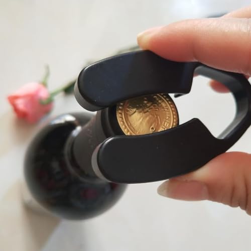 XKSOCT 4 Pièces Coupe-Capsule de vin,Foil Cutter Vin Bouteille,Bouteilles Film Remover Ouvreur,Vin Outil dAccessoires pour Enlever Le Papier D'aluminium – vue 5