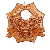 Una decoración tradicional china de feng shui, el espejo chino de feng shui Bagua tiene el tamaño adecuado y el espejo Bagua se puede colocar sobre la puerta de entrada, mirando hacia afuera. No lo coloque en la casa u oficina ya que esto puede tener efectos negativos.