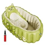 Bañera Inflable Bebé,Bañera De Viaje Hinchable Para Bebés - Piscina Plegable De Ducha Y Accesorios Para Viajes Camping Playa Casa Fiesta Niños