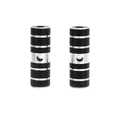 Amotor 2Pcs Aluminum Alloy Lead Foot Bmx Pegs (Black) #TOP6