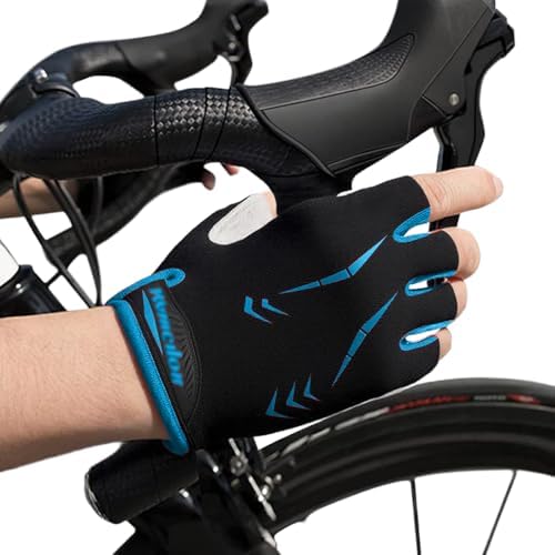 Luvas de ciclismo de microfibra com enchimento de gel e aderência...