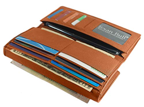 RFID Trifold Wallet for Women – 7’’ x 4’’ Leather Small Wallets for Women – Minimalist Design RFID Wallet for Her4