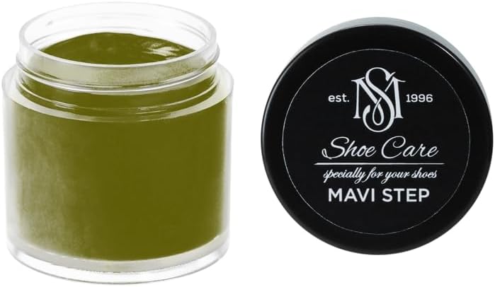 Nutritive Leather Spray - NCS S 5540-G70Y Blackest Olive Loam - Deep Conditioning & Shoe Color Restoration for Smooth Leather by MAVI STEP - 1.70 fl oz / 50 ml