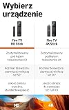 Amazon Fire TV Stick HD (najnowszy model), bezpłatna telewizja na żywo, pilot głosowy Alexa, zasilany przez telewizor, łatwa konfiguracja