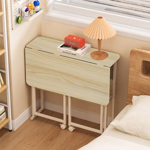 Table d’ordinateur rabattable Fiutazge petit espace avec tapis de pieds - 3