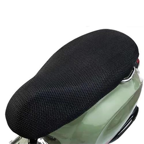 Funda de asiento para Vespa Primavera Sprint LX en tela de malla negra con aislamiento