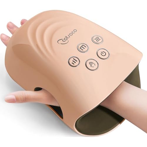 cotsoco Hand Massager - 3Massage Sizes, Cordless Hand Massager with Heat & Compression for Arthritis and Carpal Tunnel, Gift for Men Women Family Friends, Relaxation at Home, Office, Outdoor