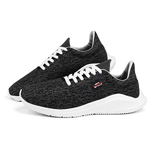 Tênis Sapatofran Caminhada Urbano Super Leve Conforto (41, PRETO)