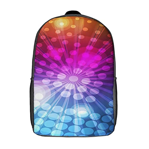 Sac à dos unisexe Vector Classic 17 pouces imprimé 3D pour école et voyage