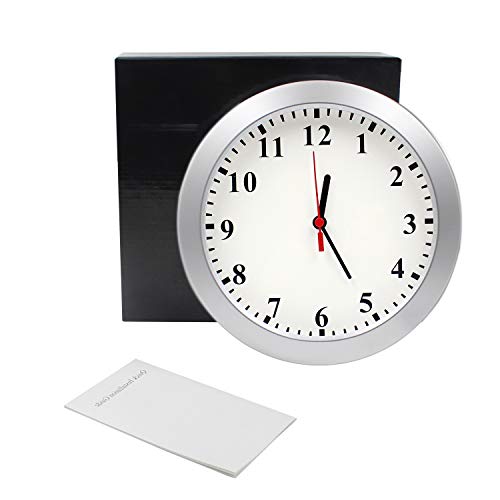 WiFi Wall Clock Camera, NANIBO HD 1080P Nanny Cam DVR with Motion Detection,Real-Time Covert Clock Security Camera Monitor for Home and Office, No Night Vision