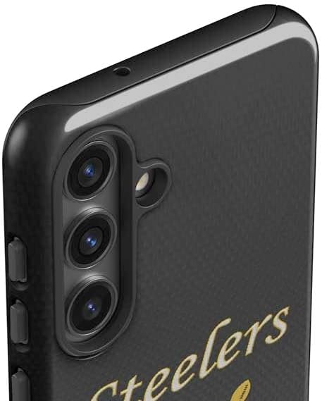 Skinit Impact Phone Case Compatible with Galaxy S24 Plus - Officially Licensed NFL Pittsburgh Steelers Vintage Design