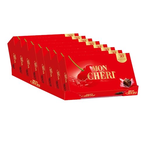 Mon Cheri Cherry Liqueur Chocolates Box 8x315g - imported by DFB