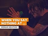 enger rock schlitz vorne  When You Say Nothing At All im Stil von Ronan Keating