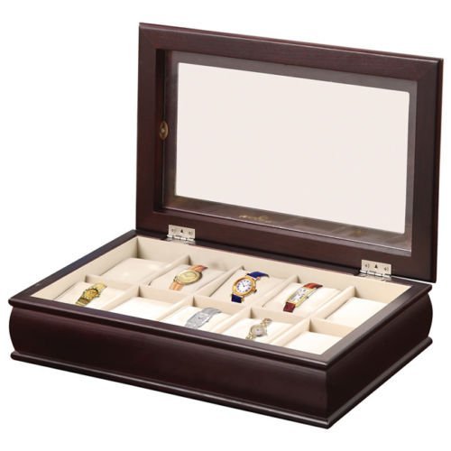 Time Ten Piece Watch Box Amazon.in Watches