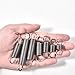 Bclla Zkenyao-Spring Spring Steel Small Extension Spring,0.3 Wire Diameter*3/4/5/6mm Out Diameter*10/15/20/25/30/35/40/50mm Length, 10PCS, More Durable (Length : 50mm, Outer Diameter : 4mm)