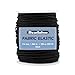 Beadalon Fabric Elastic 0.6mm Black, 100-Meter